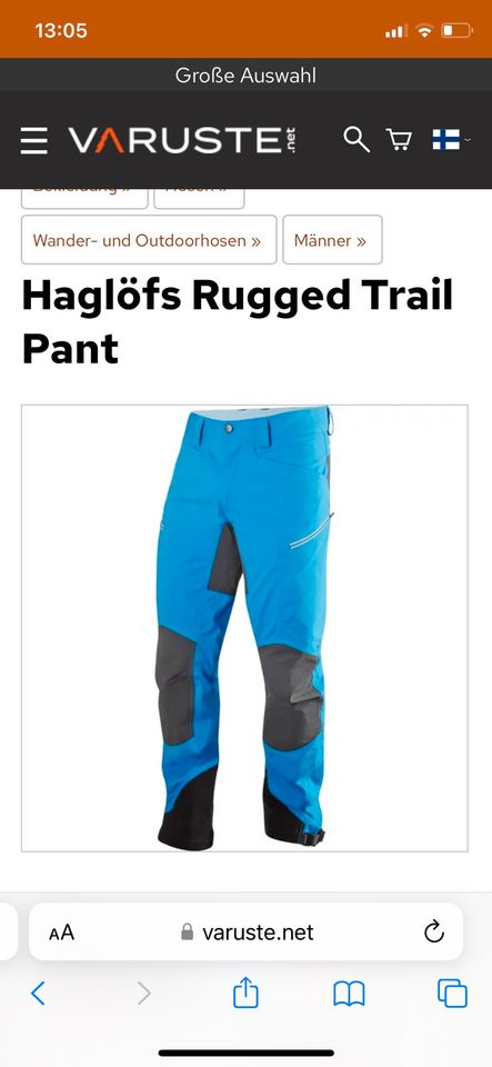 Haglöfs Rugged Trail Pant Herren Outdoor Hose Gr.L in Bayern - Füssen |  eBay Kleinanzeigen ist jetzt Kleinanzeigen