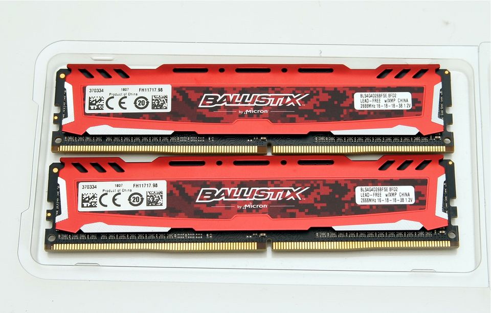 8 GB DDR4-2666 (2x4GB) RAM | Crucial Ballistix Sport by micron in Dortmund