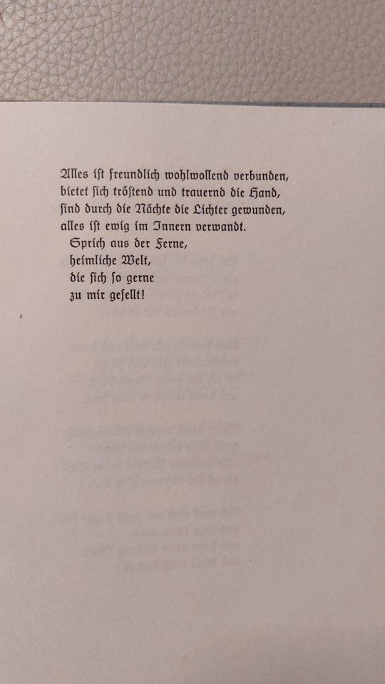 Quell der Nacht, Gedichte, 1940 in Osnabrück