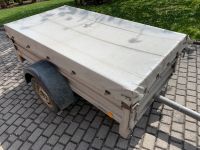 Auto Anhänger 750kg PKW Tieflader Hochlader Flachplane Garten Bayern - Rötz Vorschau