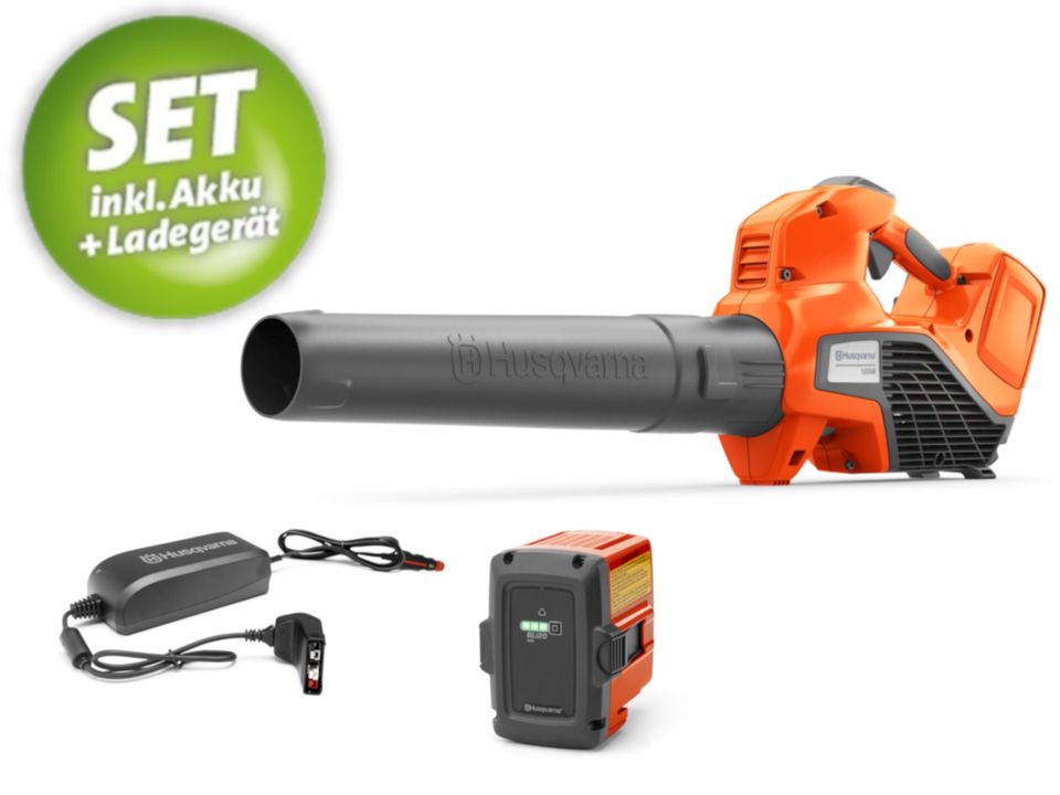 HUSQVARNA 120iB AkkuBlasgerät inkl. Akku und Ladegerät *AKTION* in
