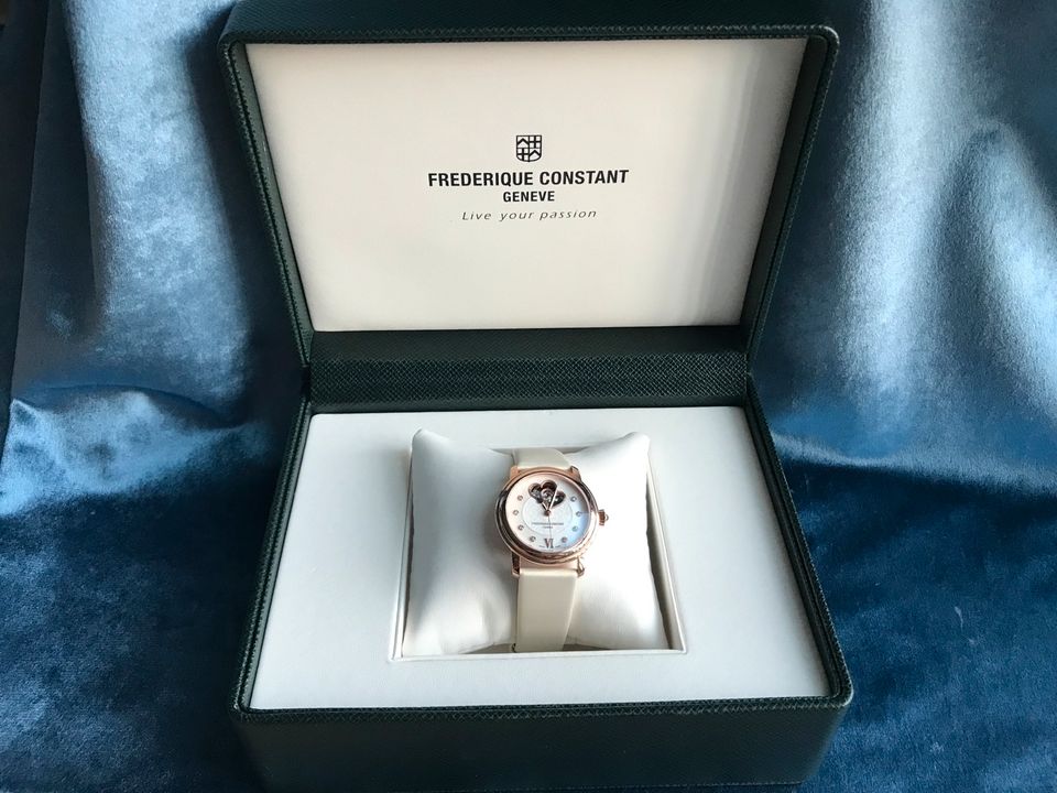 Frederique Constant Ladies Automatik Uhr Armbanduhr World Heart in Hamburg