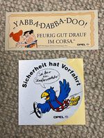 3 Opel Relame Sticker Corsa A Sachsen-Anhalt - Merseburg Vorschau