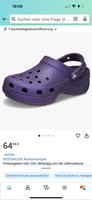 Neu  Crocs classic Plattform glitter clogw Nordrhein-Westfalen - Remscheid Vorschau