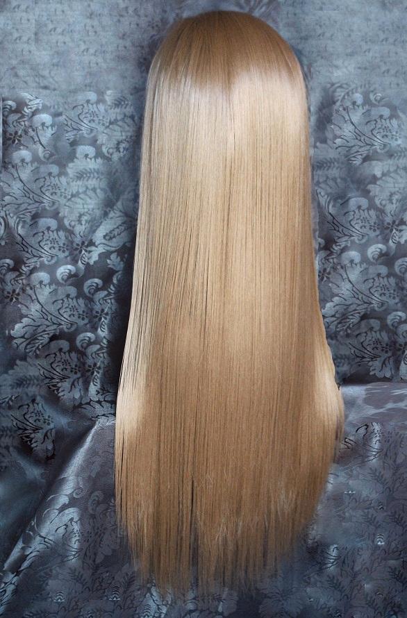 Lace Front Perücke Wig Blond Hellblond Mittelblond Honigblond in Leipzig