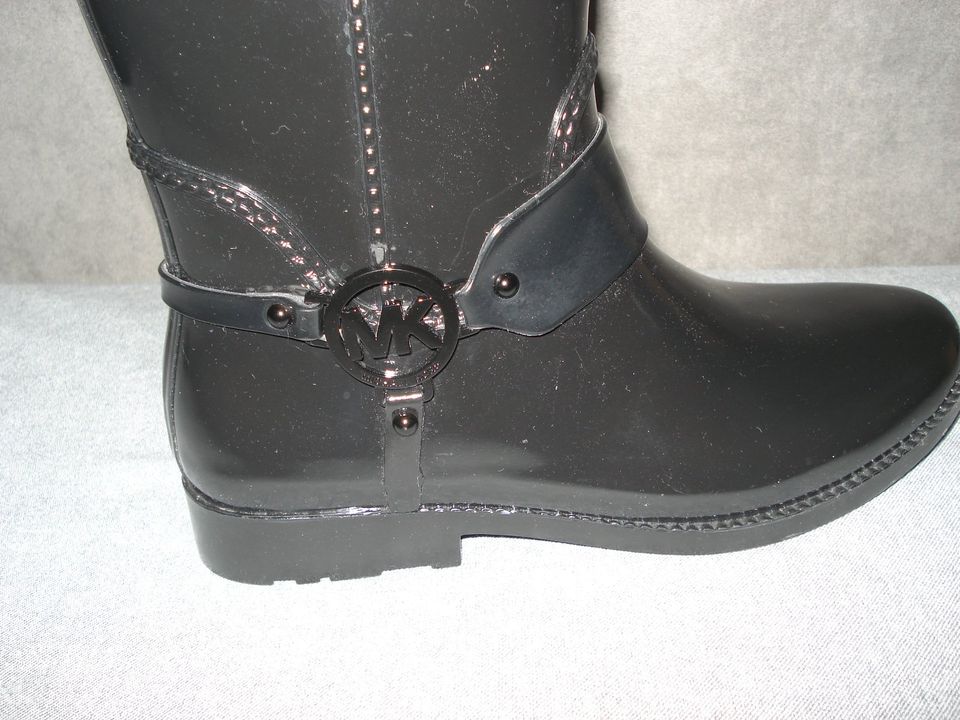 Gr. 39 Michael Kors FULTON HARNESS TALL RAIN Regenstiefel Damen in Berlin