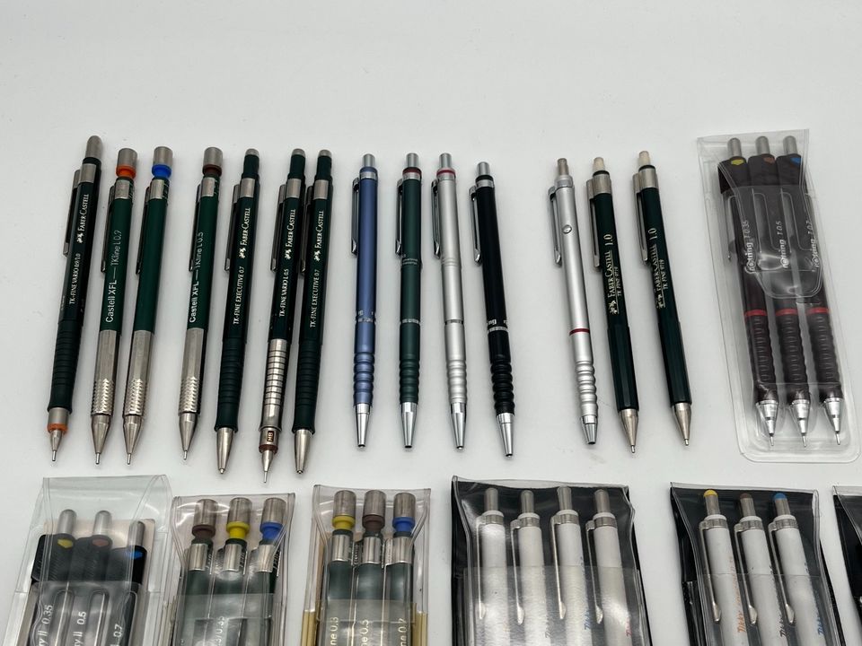 Rotring und Faber Castell Stifte, Tikky I & II TKfine in Südschacht