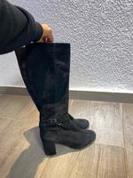 Damenstiefel echtes Wildleder Velour Größe 38,5 Niedersachsen - Sulingen Vorschau