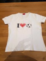 Weißes Shirt "I love football" Rheinland-Pfalz - Lahnstein Vorschau