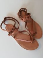 ➡️ Hollister Riemensandalen Sandalen Gr. 40 ⬅️ Cognac Braun Aachen - Aachen-Laurensberg Vorschau