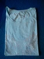 Schönes Shirt ärmellos Canda helltürkis Schmetterling silber Gr.L Hessen - Schwalmstadt Vorschau
