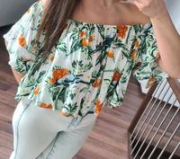 Sommerliches T-Shirts top weiß grün bunt XS neu Bayern - Türkheim Vorschau