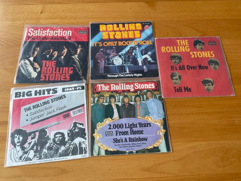 Konvolut Rolling Stones Vinyl Single 50 Stück in Essen