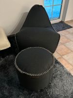 Medley Lounge Chair&Pouf - medley black Hessen - Waldsolms Vorschau