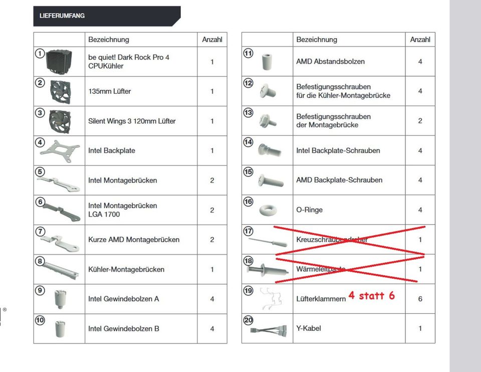 bequiet DARK ROCK PRO 4 CPU Kühler AMD & Intel, fast neu in Weyhe