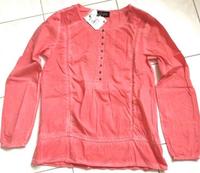 Neues Shirt Langarm Baumwolle rose von Gina Gr 36 Brandenburg - Kolkwitz Vorschau
