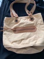 Tasche/Beutel, beige mit hellbraun besetzt Baden-Württemberg - Leinfelden-Echterdingen Vorschau