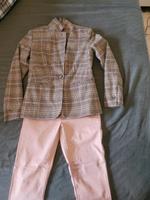 Damenanzug/ Karierter Blazer Lascana rosa/beige Gr 38 mit Hose Niedersachsen - Nörten-Hardenberg Vorschau