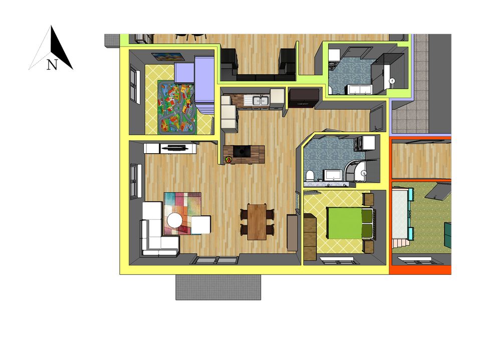 Barrierefreie, nachhaltige 3-Zimmer-Wohnung mit großem Gartenanteil und hochwertiger Einbauküche in Maintal