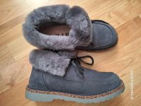 Birkenstock Bakki Ankle Boot Grau Lammfell wie neu Niedersachsen - Göttingen Vorschau