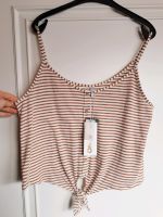 Only Top knot Button XL 42 braun weiß gestreift neu mit Etikett Köln - Zollstock Vorschau