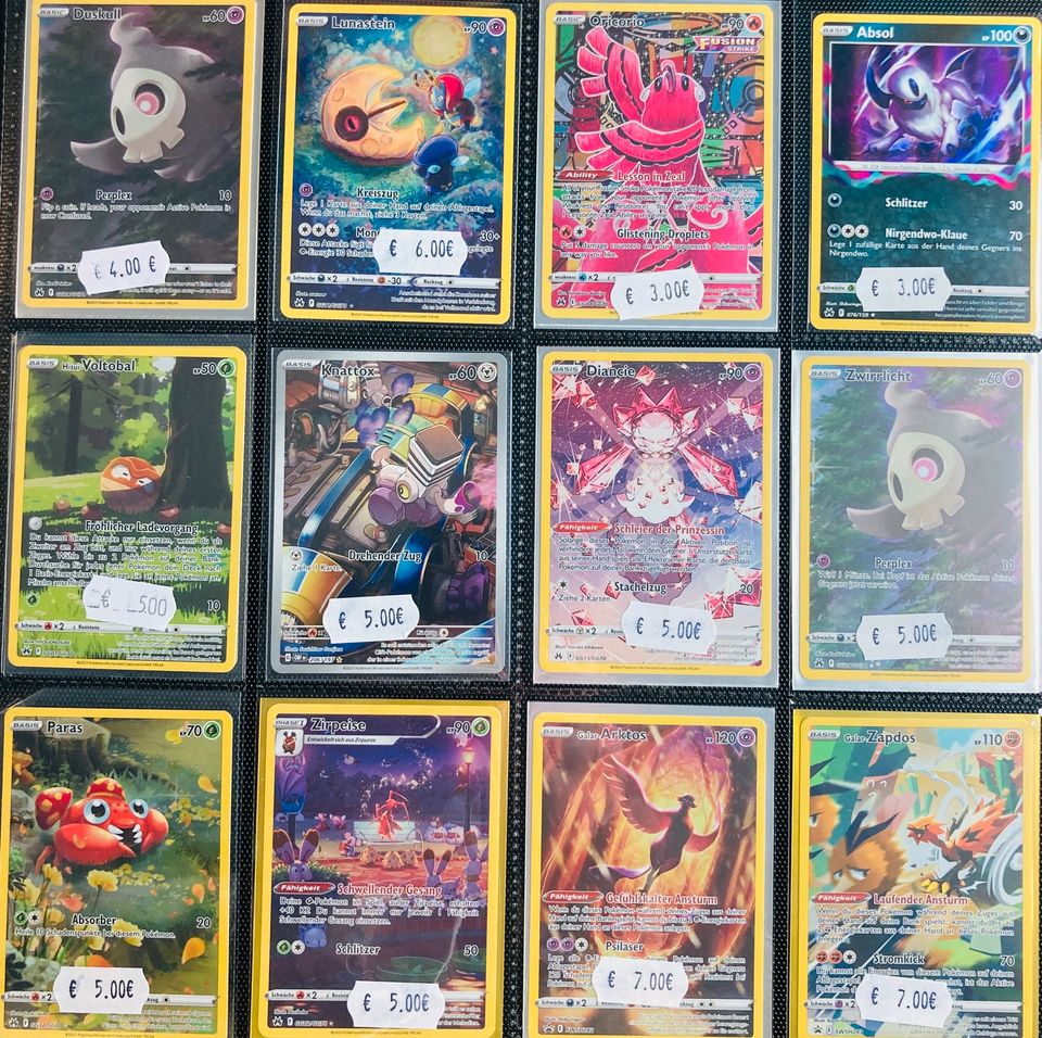 Full Art Pokemon Karten Sammlung, Original, Dragoran, Rare,Celebi in Potsdam