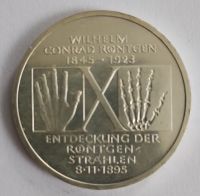 10 DM Silbermünze 0,625 Silber 1995 Röntgen Münze Bayern - Trogen Vorschau