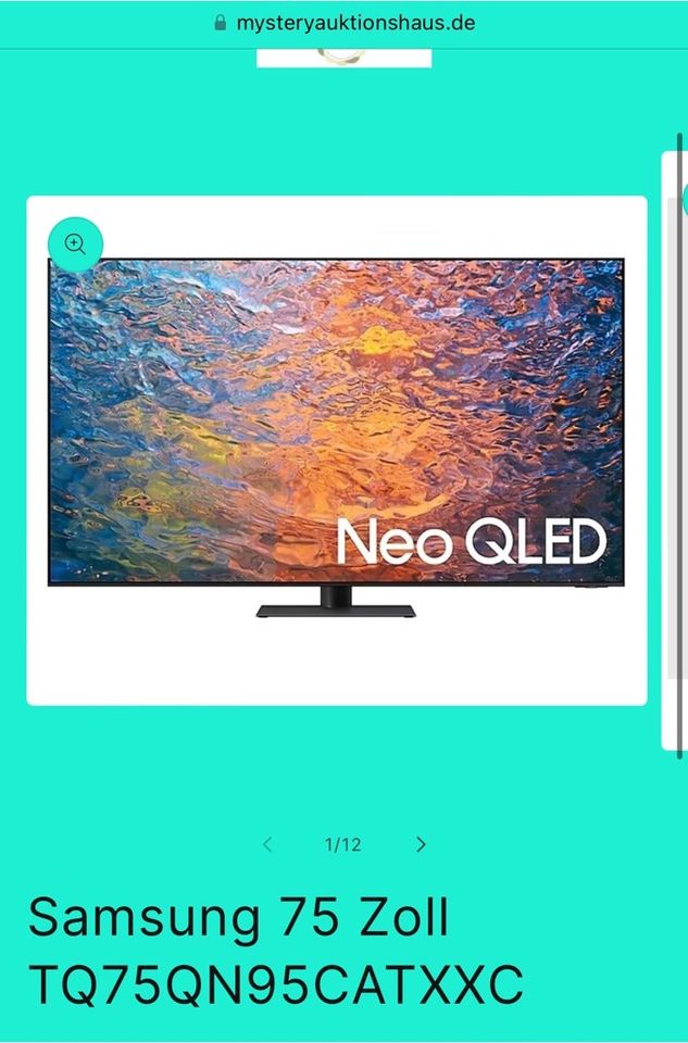 Samsung 75 Zoll QN95C Neo QLED Neu in Illingen