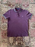 Schickes Fred Perry Polo Shirt in Burgunder Rot und hell blau Friedrichshain-Kreuzberg - Kreuzberg Vorschau
