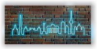 Neon Schild Wanddeko Wandlampe " Berlin Skyline" 3D Effekt Bayern - Ortenburg Vorschau