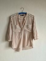 Vero Moda Bluse gestreift Hemdbluse M weiß beige Hessen - Schauenburg Vorschau