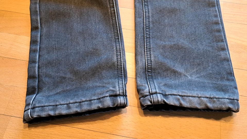 C&A Jungen Jeans Gr. 146 gefüttert schwarz grau in Pinneberg