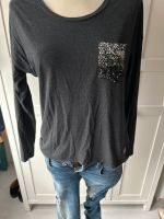 SUPERDRY ☀️ Langarmshirt grau ☀️ Gr. S Hannover - Kirchrode-Bemerode-Wülferode Vorschau