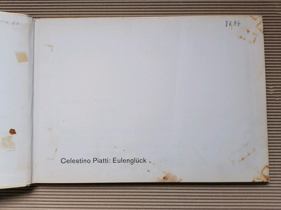 Celestino Piatti: Eulenglück 1963, glückliche Eulen in Kassel