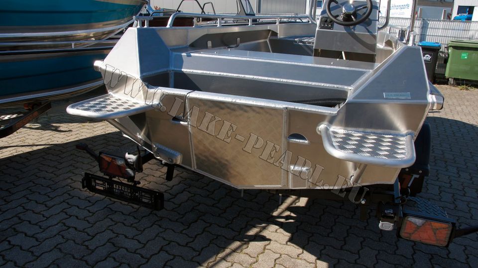 Angelboot Aluboot Motorboot Aluminiumboot EXPERT 450 in Kaltenkirchen