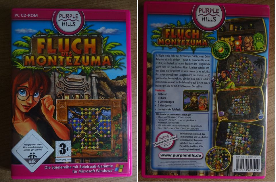 PC Spiel Fluch des Montezuma FSK 0 = 2,50€ in Visbek