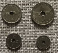 4 Münzen Norwegen 10, 25, 50 Öre +1 Krone HAAKON VII. 1905-1957 Schleswig-Holstein - Rümpel Vorschau