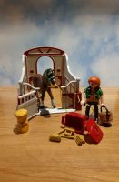 Playmobil  5108-A, Shire-Horse mit rot-grauer Pferdebox Niedersachsen - Northeim Vorschau