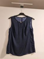 Blaue Bluse mit weißen Punkten Bayern - Hallbergmoos Vorschau