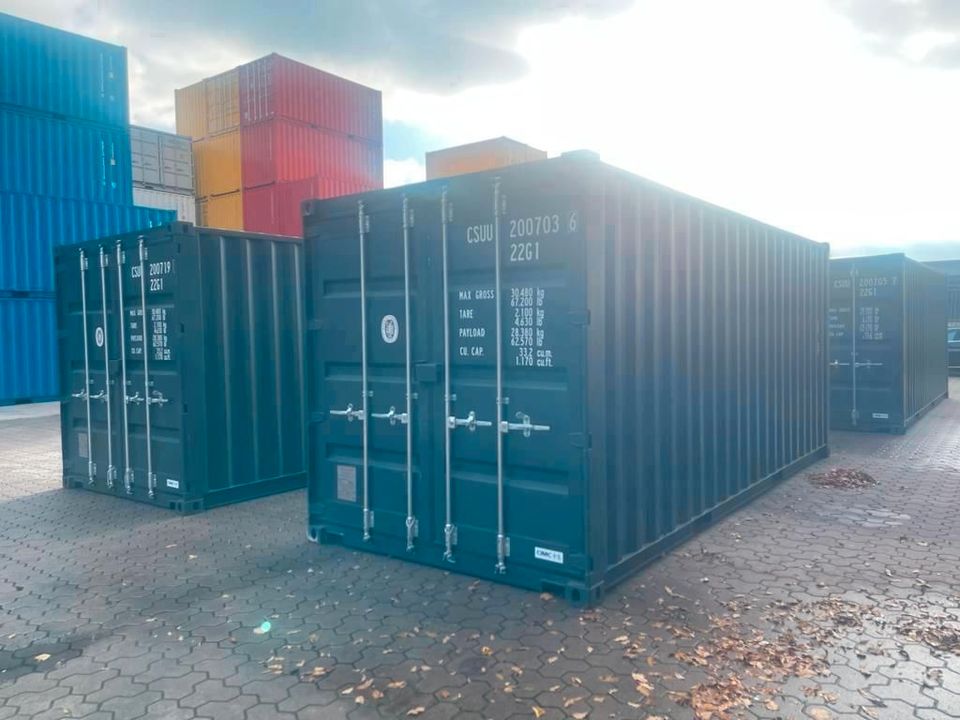 Seecontainer NEU 20Fuß & 40Fuß | Lieferung bundesweit | Lager in Regensburg