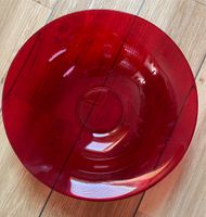 Dekoschale rot, Durchmesser: ca. 38 cm, Zustand: gut Schleswig-Holstein - Achtrup Vorschau