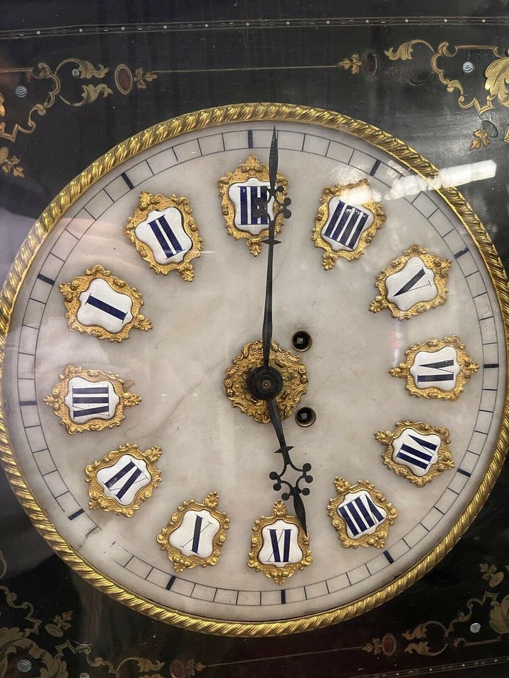 Boulle Marketerie Wanduhr um 1850 Französisch in München