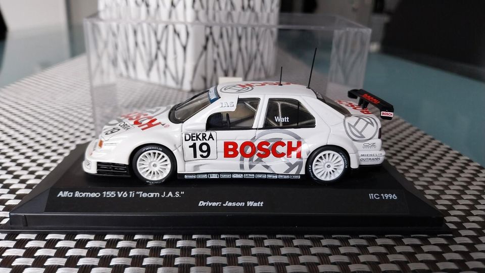 DTM ITC 1996 Bosch Alfa Romeo 155 V6 Ti Watt 1:43 Minichamps in Walluf