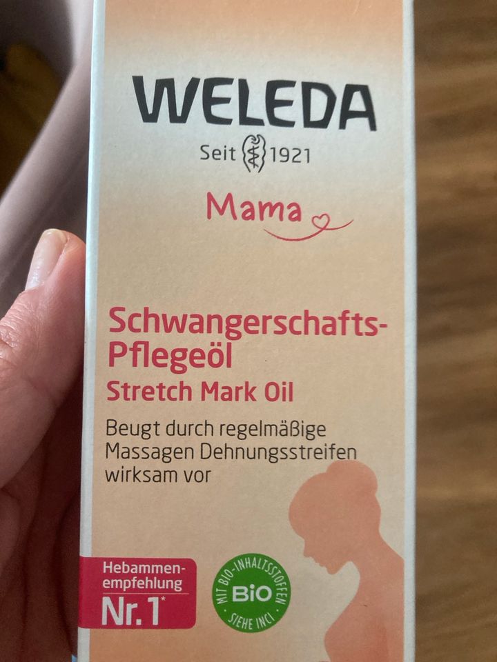 Weleda mama Schwangerschaft Öl 100ml  gegen Dehnung streifen neu in Lohmar