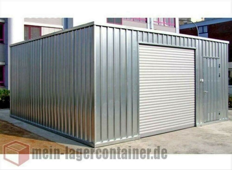 3x6m Container-Combination Höhe 2,1m Lagerhalle Stahlhalle Reifen in Laatzen