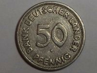 50 Pfennig-Münze 1949 F Schleswig-Holstein - Satrup Vorschau