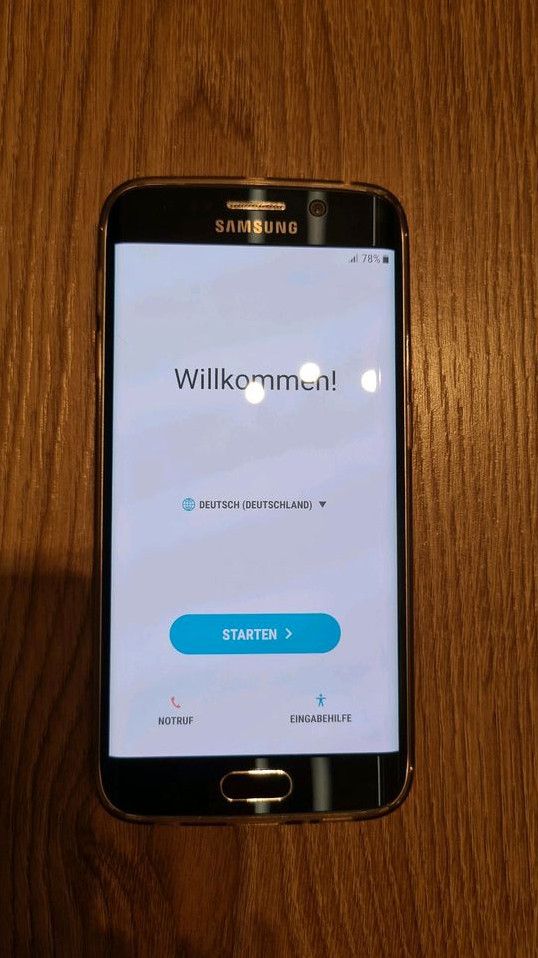 Samsung Galaxy S6 edge schwarz 64 GB  - sehr guter Zustand in Kürnach