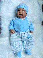 Baby Jungen Set 3-teilig Strampler Overall Mütze + Lätzchen Dunke Nordrhein-Westfalen - Wesseling Vorschau