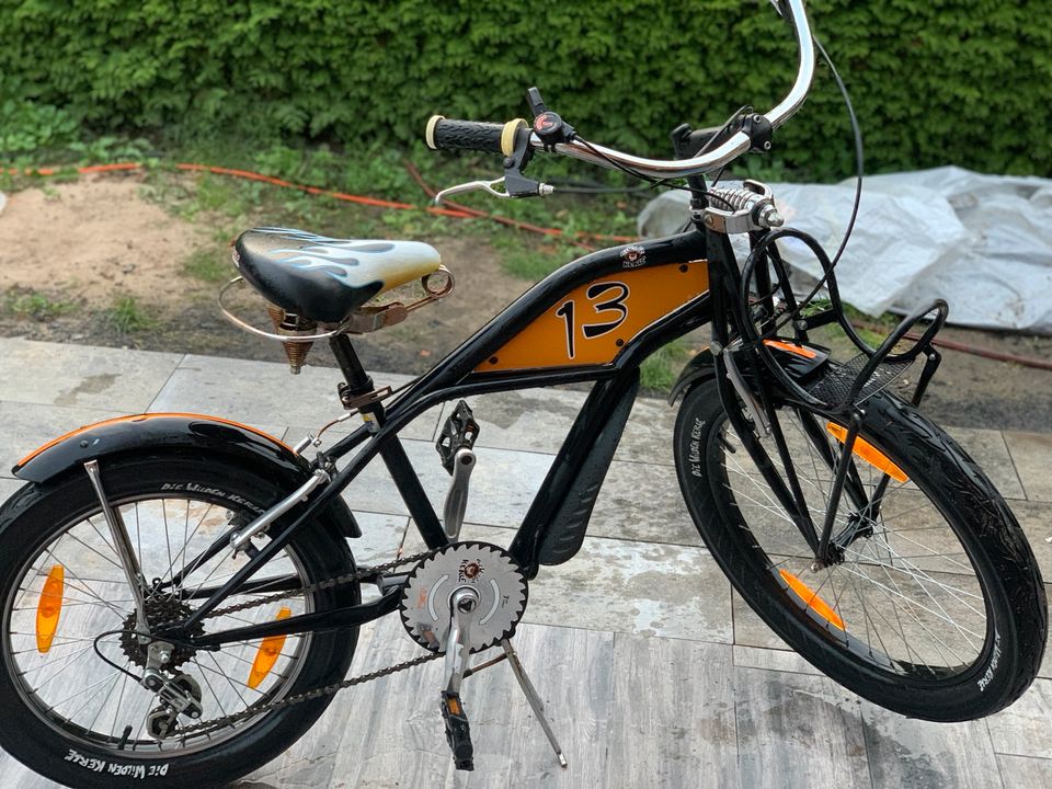 Fahrrad Die wilden Kerle Chopper Cruiser Harley Style in Sendenhorst