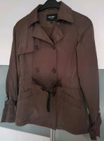 Trenchcoat/Jacke (v.Sancred), m. Gürtel, Gr.38-40, braun/glänzend Hessen - Grebenhain Vorschau